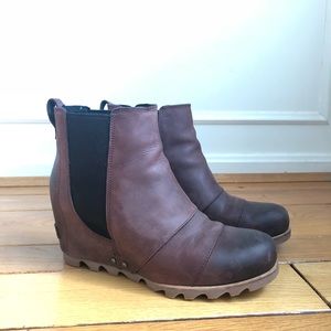 Sorel Lea Wedge Boot, Redwood